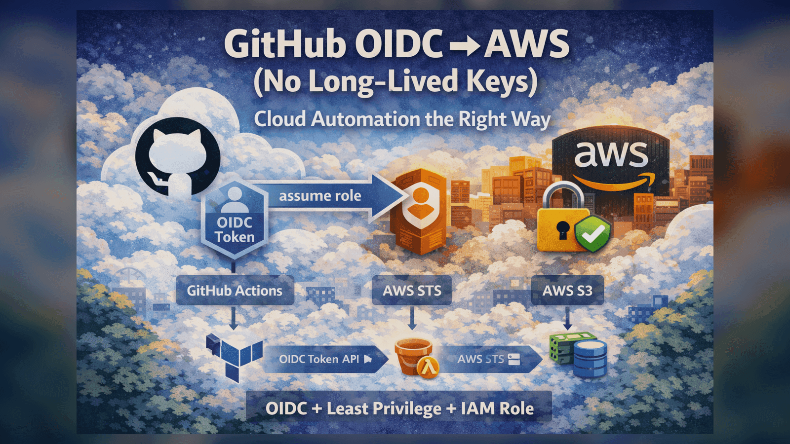 GitHub OIDC → AWS (No Long-Lived Keys): Cloud Automation the Right Way