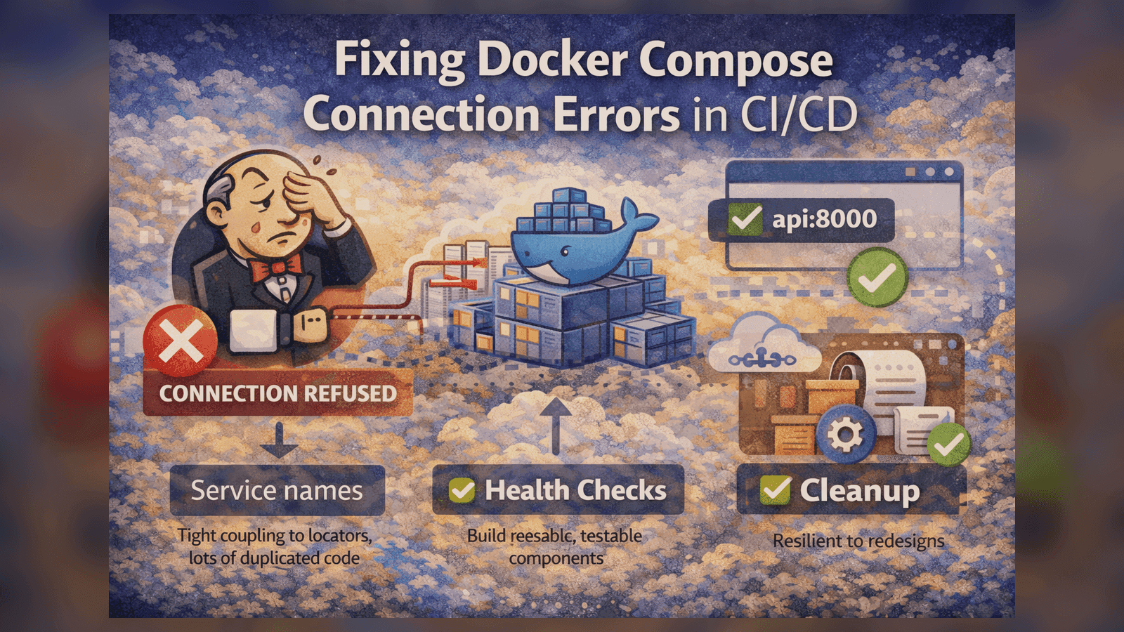 Fixing Docker Compose Connection Errors in CI/CD